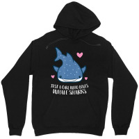 Just A Girl Who Loves Whale Sharks Cute Whale Shark Unisex Hoodie | Artistshot