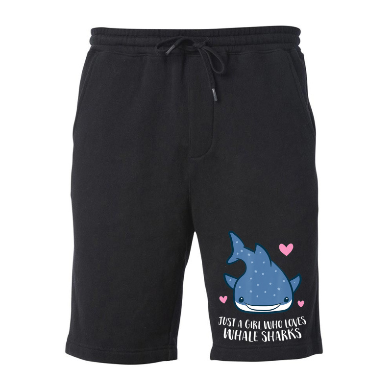 Just A Girl Who Loves Whale Sharks Cute Whale Shark Fleece Short | Artistshot