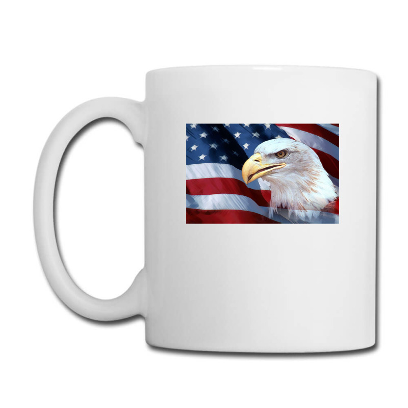 American Bald Eagle And American Flag Coffee Mug | Artistshot