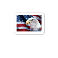 American Bald Eagle And American Flag Sticker | Artistshot