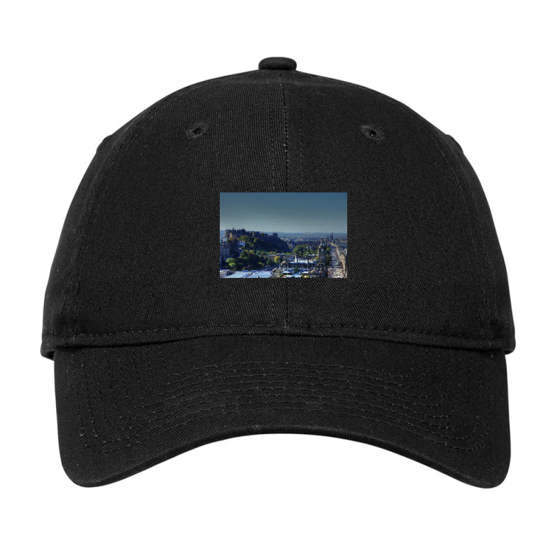 Edinburgh City Centre, Scotland Adjustable Cap | Artistshot