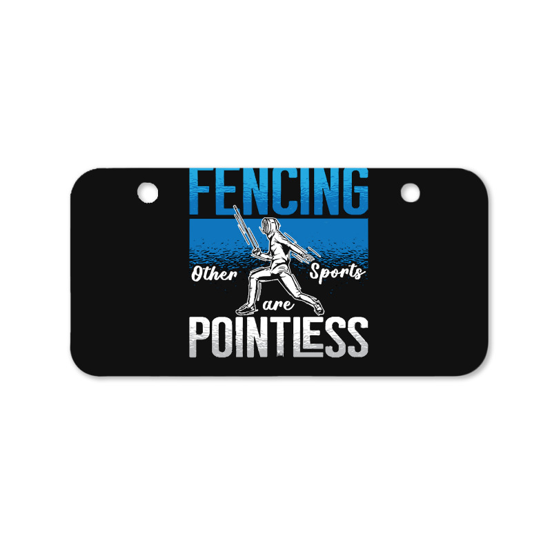 Fencing Fencing Other Sports Are Longswords Fighter Fencer Bicycle License Plate | Artistshot