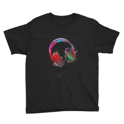 Headphones Music T  Shirtmusic Headphones #headphones #music T  Shirt Youth Tee Designed By Gmraz
