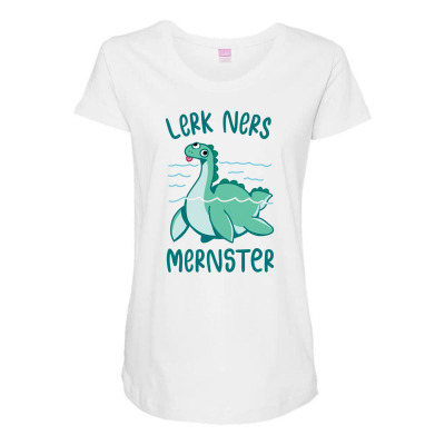 Lerk Ners Mernster Maternity Scoop Neck T-shirt Designed By Bariteau Hannah