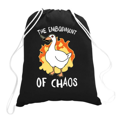 The Embodiment Of Chaos Drawstring Bags Designed By Bariteau Hannah