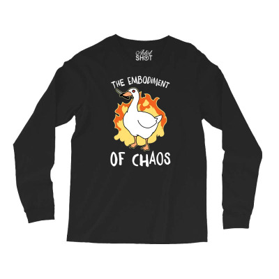 The Embodiment Of Chaos Long Sleeve Shirts Designed By Bariteau Hannah