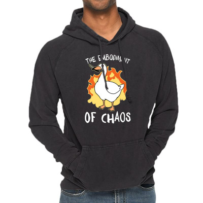 The Embodiment Of Chaos Vintage Hoodie Designed By Bariteau Hannah