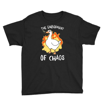 The Embodiment Of Chaos Youth Tee Designed By Bariteau Hannah