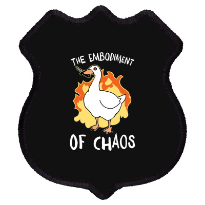 The Embodiment Of Chaos Shield Patch Designed By Bariteau Hannah