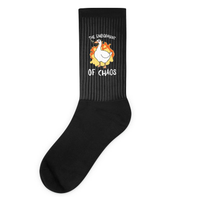 The Embodiment Of Chaos Socks Designed By Bariteau Hannah