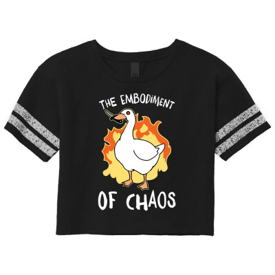 The Embodiment Of Chaos Scorecard Crop Tee Designed By Bariteau Hannah