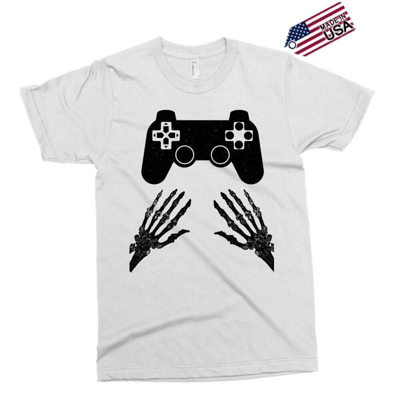 Funny Gamer Halloween Spooky Skeleton Hands Gift Kids Boys Girls Teens Exclusive T-shirt by thutrinh | Artistshot