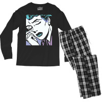 Sad Comic Girl Men's Long Sleeve Pajama Set | Artistshot