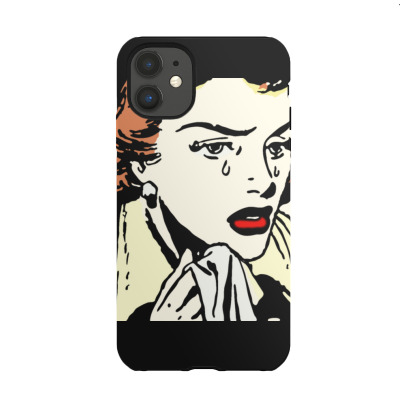 Crying Comic Girl Iphone 11 Case Designed By Bariteau Hannah