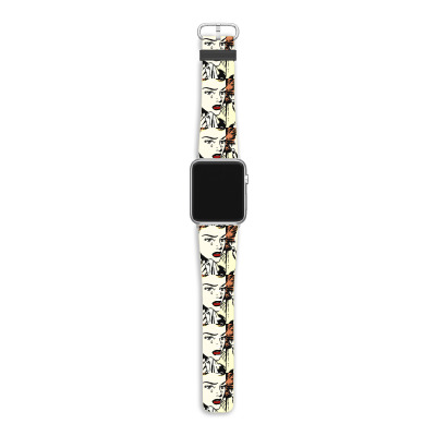 Crying Comic Girl Apple Watch Band Designed By Bariteau Hannah
