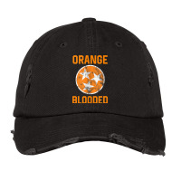 Tennessee Fan Orange Blooded Vol Sports Fan State Flag Tn Tank Top Vintage Cap | Artistshot