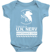 Tokyo 3 Nerv White Baby Bodysuit | Artistshot