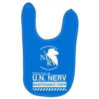 Tokyo 3 Nerv White Baby Bibs | Artistshot