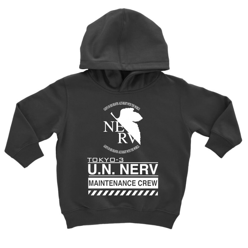 Tokyo 3 Nerv White Toddler Hoodie | Artistshot