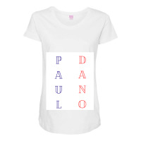 Paul Dano Maternity Scoop Neck T-shirt | Artistshot