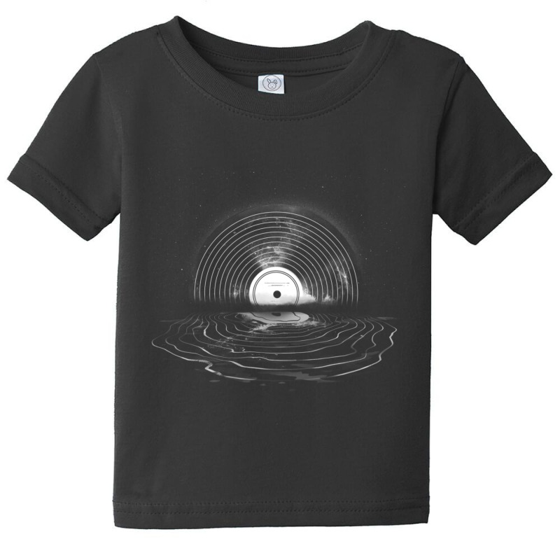 Moon Song Vinyl Record Vintage Retro Disco Music Baby Tee by cm-arts | Artistshot