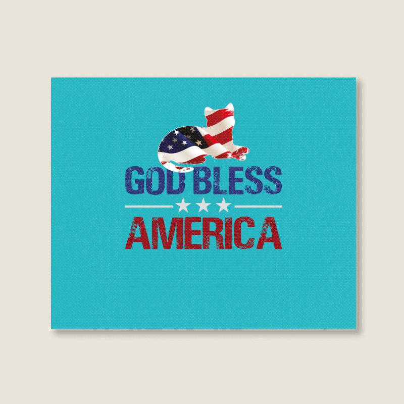 God Bless America Landscape Canvas Print | Artistshot