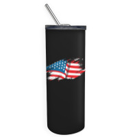 American Flag 1 Skinny Tumbler | Artistshot