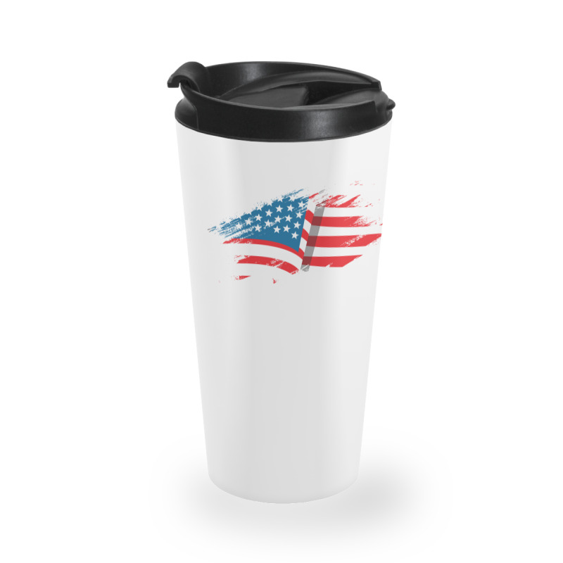 American Flag 1 Travel Mug | Artistshot