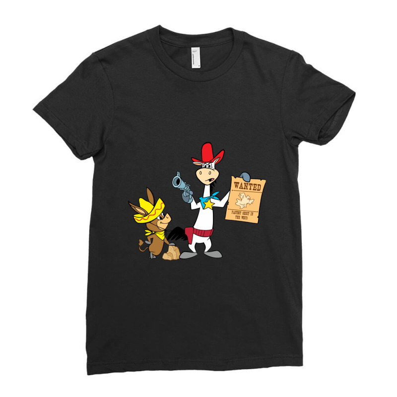 Quick Draw Mcgraw &amp; Baba Looey For Friend Ladies Fitted T-Shirt by EmmyWyatt | Artistshot