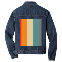 Vertical Striped Graphic Men Denim Jacket | Artistshot