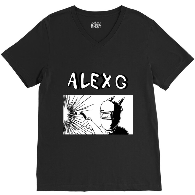 Alex G Welder V-Neck Tee by UJAYWEHYE | Artistshot