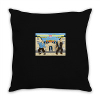 French Theory Fighter - Foucault Vs Derrida Throw Pillow | Artistshot