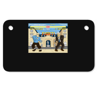 French Theory Fighter - Foucault Vs Derrida Motorcycle License Plate | Artistshot