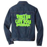 They're Coming To Get You Barbara Men Denim Jacket | Artistshot