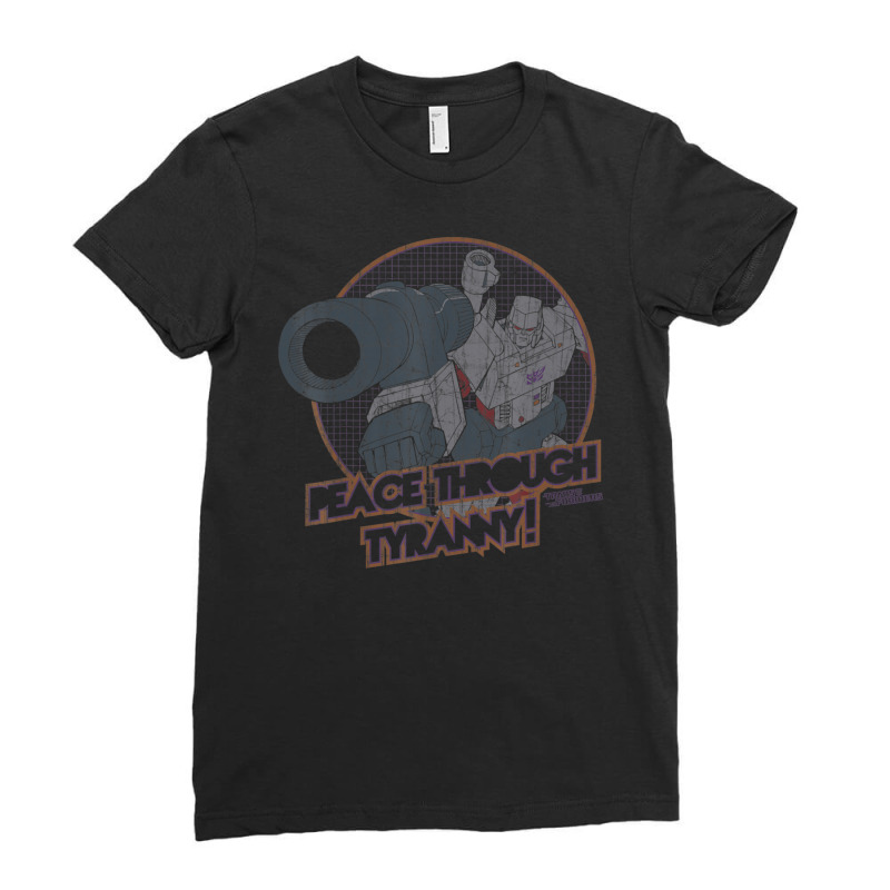 Us Transformers Megatron Badge Tyranny 01 H Ladies Fitted T-Shirt by PhamThinh | Artistshot