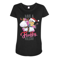 A Fluffy Christmas Maternity Scoop Neck T-shirt | Artistshot