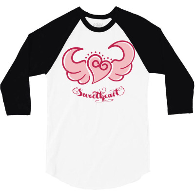 Sweetheart 3/4 Sleeve Shirt Designed By Indhika Creative