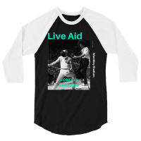 Live Aid At Wembley 3/4 Sleeve Shirt | Artistshot