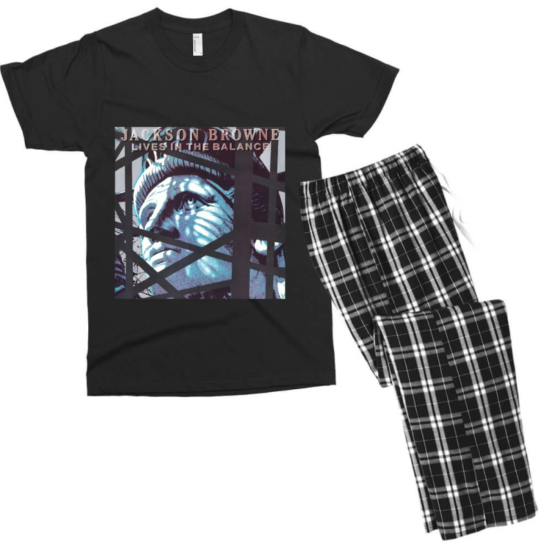 Lives In The Balance 1 Men's T-shirt Pajama Set | Artistshot