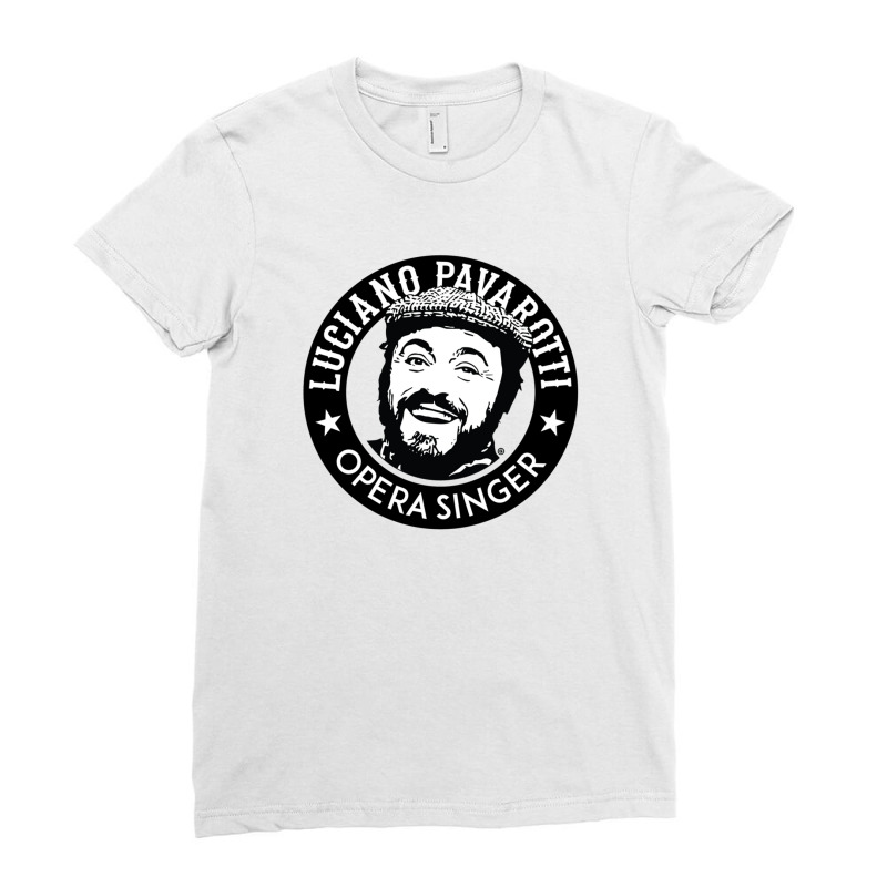 Pavarotti For Friend Ladies Fitted T-shirt | Artistshot