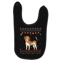 Beagle Dog Ugly Xmas Design Matching Ugly Christmas Holiday Baby Bibs | Artistshot