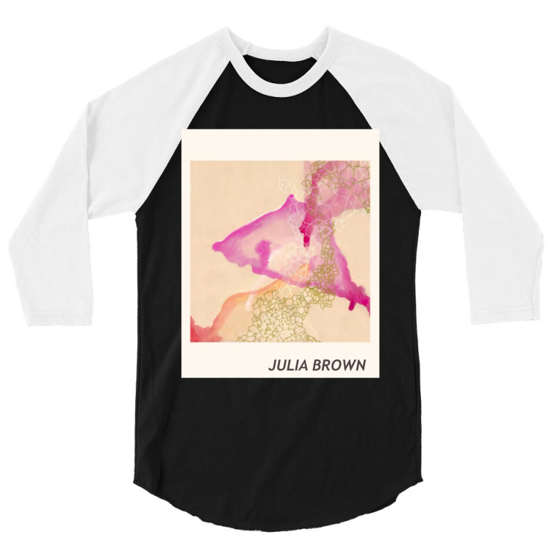 Julia Brown Watercolor 3/4 Sleeve Shirt by UJAYWEHYE | Artistshot