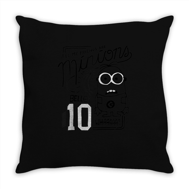 All My Friends Are Sketch Throw Pillow | Artistshot