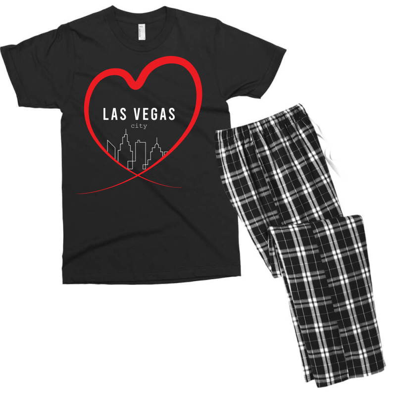 Las Vegas Men's T-shirt Pajama Set | Artistshot