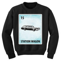 Station Wagon Mexican Cards T Shirt Youth Sweatshirt | Artistshot