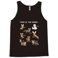 Foxes Of The World Funny Fox Animals Educational Tank Top | Artistshot