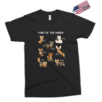 Foxes Of The World Funny Fox Animals Educational Exclusive T-shirt | Artistshot