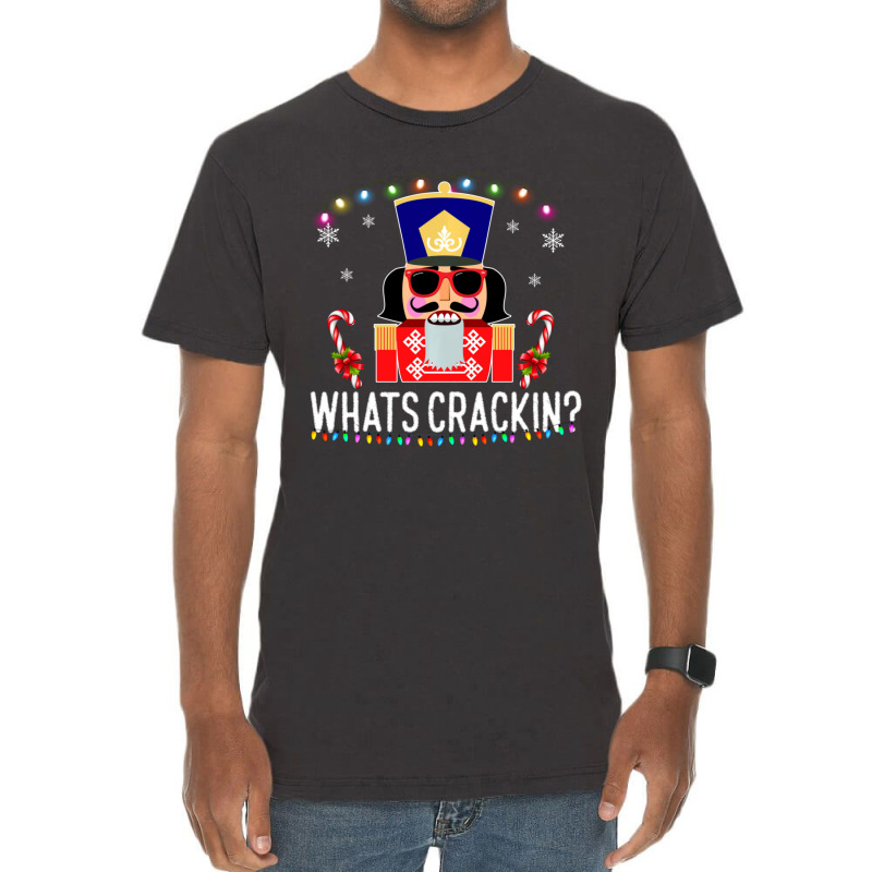 Whats Crackin Christmas Nutcracker Vintage T-shirt | Artistshot