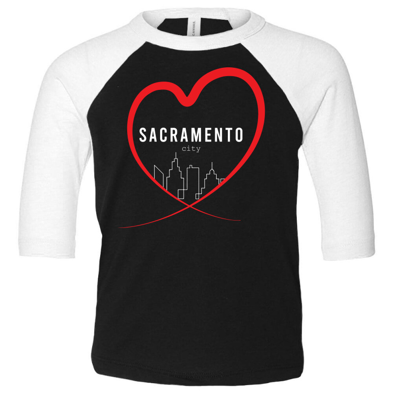 Sacramento Toddler 3/4 Sleeve Tee | Artistshot