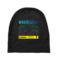 Everest Statistic Baby Beanies | Artistshot